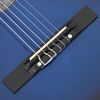 vidaXL Set de guitarra clásica occidental 12 pzas 6 cuerdas azul 38"