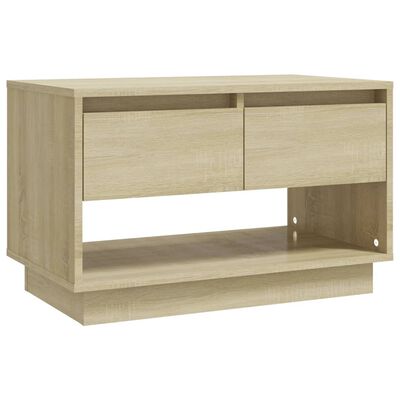 vidaXL Mueble para TV madera contrachapada roble Sonoma 70x41x44 cm