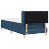 vidaXL Cama tipo Box Spring con colch&oacute;n Azul 190 x 90 cm tela