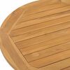 vidaXL Juego de comedor para jardín 5 piezas madera maciza de teca