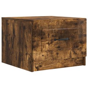 vidaXL Mesa de Caf&eacute; Roble Ahumado 49 x 50 x 37 cm Madera de Ingenier&iacute;a