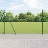 vidaXL Poste de Valla Verde 25 x 1,5 m (malla de 36 mm) Acero