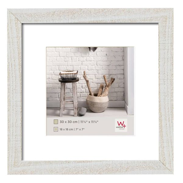 Walther Design Marco de fotos Home blanco polar 30x30 cm