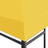 vidaXL Toldo de cenador 270 g/m² 4x3 m amarillo