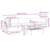 vidaXL Set de sof&aacute;s de palets de jard&iacute;n y cojines 4 pzas madera acacia