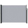 vidaXL Toldo lateral retr&aacute;ctil Gris 300 x 170 cm Poli&eacute;ster