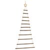 vidaXL &Aacute;rbol de Navidad colgante con estrella en la punta, 74 x 150 cm, rama natural