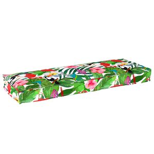 vidaXL Coj&iacute;n Floral Multicolor 120 x 40 x 8 cm Tela Oxford