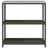 vidaXL Almacenamiento de cocina Verde Oliva 60 x 50 x 92 cm Acero