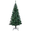 vidaXL &Aacute;rbol de Navidad artificial puntas iridiscentes PVC verde 120cm