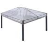 vidaXL Reemplazo de funda de gazebo 400 x 300 x 32 cm Transparente PVC