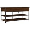 vidaXL Zapatero madera de ingenier&iacute;a marr&oacute;n roble 100x42,5x50 cm