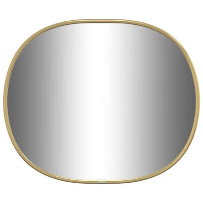 vidaXL Espejo de pared dorado 30x25 cm