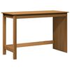 vidaXL Escritorio Marr&oacute;n miel 112 x 50 x 75 cm Madera de Pino Macizo