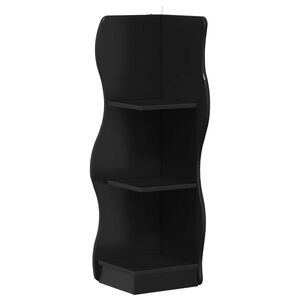 vidaXL Estante de esquina Negro 34 x 33 x 102 cm Madera de ingenier&iacute;a