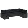 vidaXL Conjunto de sof&aacute; de jard&iacute;n 8 uds. rat&aacute;n sint&eacute;tico