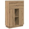 vidaXL Escritorio Roble artisan Madera de ingenier&iacute;a