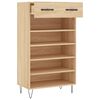 vidaXL Zapatero madera de ingenier&iacute;a roble Sonoma 60x35x105 cm