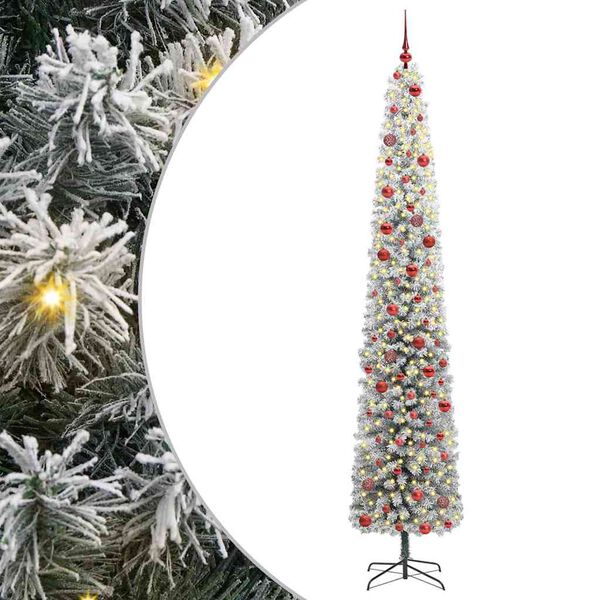 vidaXL &Aacute;rbol de Navidad artificial Verde 270 cm PVC, Acero y Pl&aacute;stico