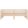 vidaXL Sof&aacute; cama extra&iacute;ble madera maciza de pino 2x(80x200) cm