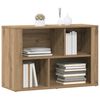 vidaXL Vitrina Roble artesanal 80 x 30 x 53 cm Madera contrachapada