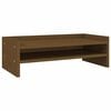 vidaXL Soporte para monitor madera maciza pino marr&oacute;n miel 50x24x16 cm