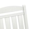 vidaXL Silla mecedora de jardín 2 pcs Blanco 70 x 92 x 108cm Plástico