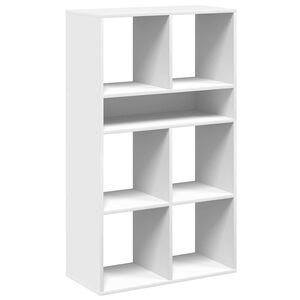 vidaXL Estanter&iacute;a de madera contrachapada blanco 66x31x112 cm