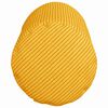 vidaXL Cojines Bolster 2 pcs Amarillo Claro &Oslash; 15 x 40 cm Tela de pana