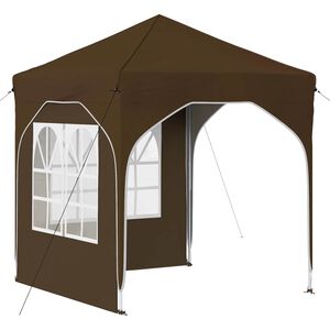 vidaXL Carpa Plegable para Fiestas 192 x 192 x 245 cm Topo