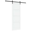 vidaXL Puerta Corredera 83 x 232 cm Madera de Pino Maciza