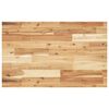 vidaXL Encimera tocador ba&ntilde;o madera acacia acabado aceite 160x50x4 cm