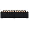 vidaXL Estructura de cama sin colch&oacute;n tela negro 100x200 cm