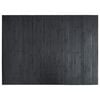 vidaXL Alfombra rectangular bamb&uacute; gris 70x100 cm