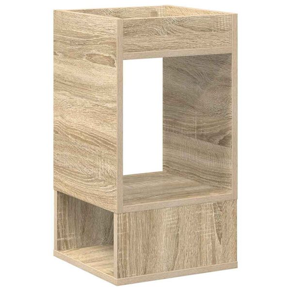 vidaXL Mesa Auxiliar Roble Sonoma 30 x 30 x 56 cm Madera de ingenier&iacute;a