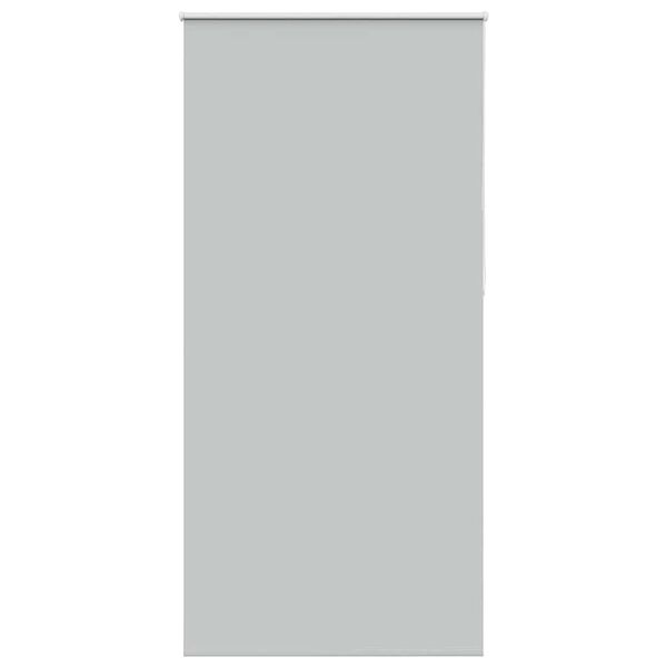 vidaXL Estor Enrollable Opaco gris claro 110x210 cm Tela Ancho 105,7cm