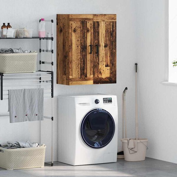 vidaXL Armario de pared Madera Vieja 69,5 x 34 x 90 cm