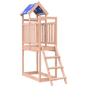 vidaXL Torre de Juego Marr&oacute;n Madera S&oacute;lida de Douglas