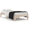 vidaXL Estructura de cama individual sin colch&oacute;n 90x190 cm