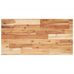 vidaXL Encimera tocador ba&ntilde;o madera acacia acabado aceite 60x40x2 cm