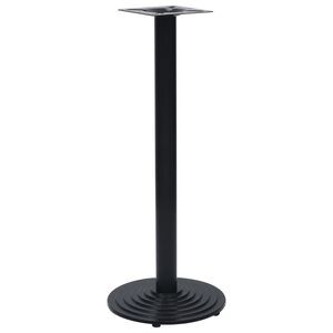 vidaXL Pata de mesa de bistr&oacute; negra &Oslash;43x107 cm Hierro fundido