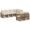 vidaXL Conjunto de sof&aacute;s de jard&iacute;n 7 uds. 7-N&uacute;mero de plazas Beige