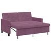 vidaXL Sof&aacute; cama Morado Tela