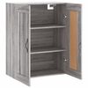 vidaXL Armario de pared madera ingenier&iacute;a gris Sonoma 69,5x34x90 cm