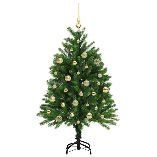 vidaXL Árbol de Navidad con 150 LED con soporte Verde 120 cm PE