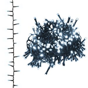 vidaXL Tira de luces compacta con 3000 LED PVC blanco frío 65 m