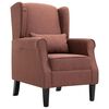 vidaXL Sill&oacute;n de tela marr&oacute;n