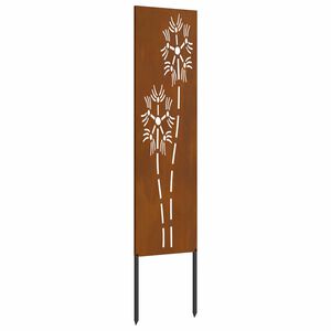 vidaXL Pantalla de Privacidad para Jard&iacute;n Calado Oxidado 32 x 140 cm