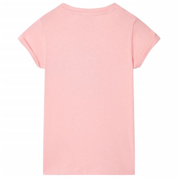 Camiseta infantil rosa 128