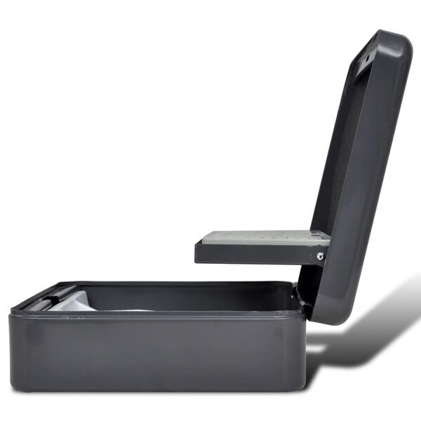 vidaXL Caja de efectivo con bandeja de monedas